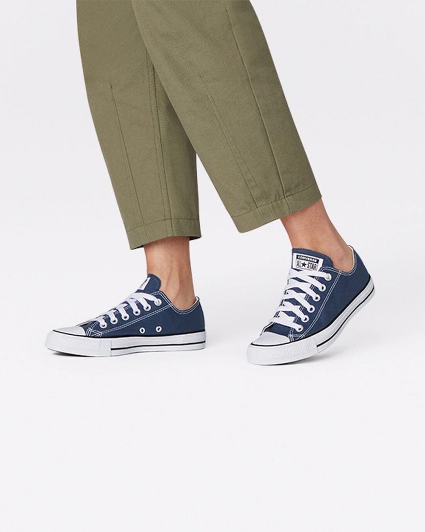 Women's Converse Chuck Taylor All Star Classic Low Top Shoes Navy | AU 3E641M